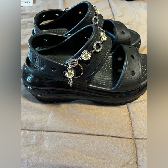 Black Mega Crush Sandals - Picture 6 of 8